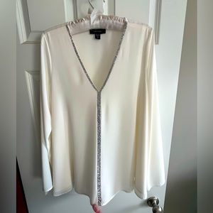 Beautiful dressy blouse/top by Karen Kane size M